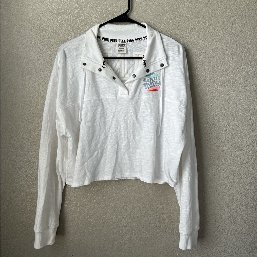 Pink (VS)  crop sweaters